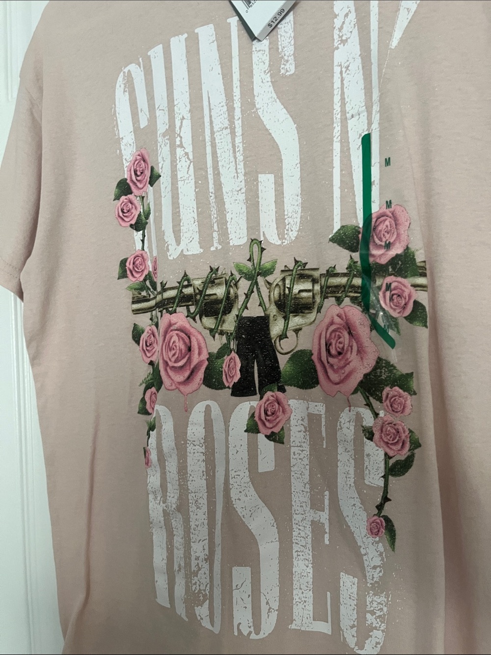 Pink 'Guns N' Roses' Graphic Tee - Picture 4 of 6
